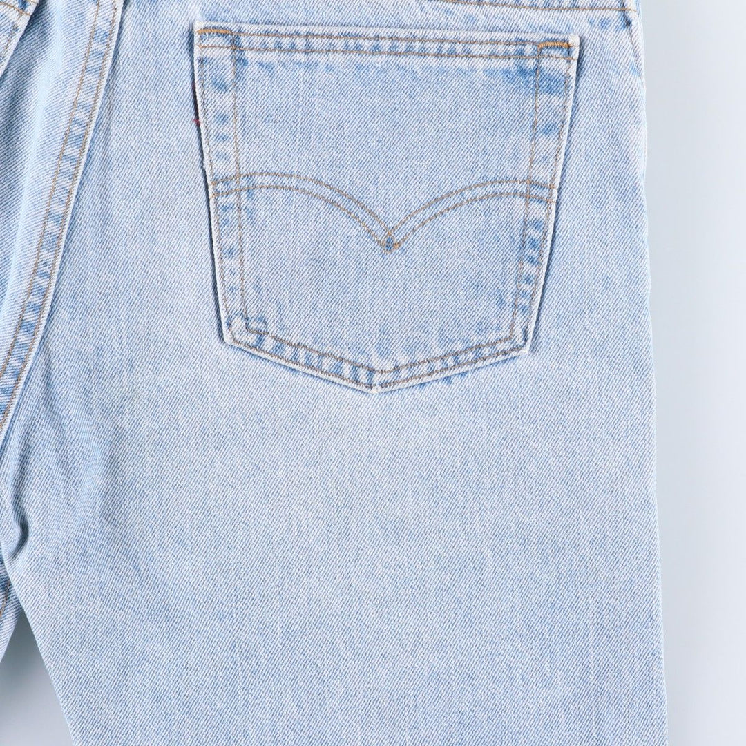 90'S Levi's 505-4834 Tapered Denim Pants, Made in USA, Men's Size 34, Vintage cotton blue type Vintage Second Hand