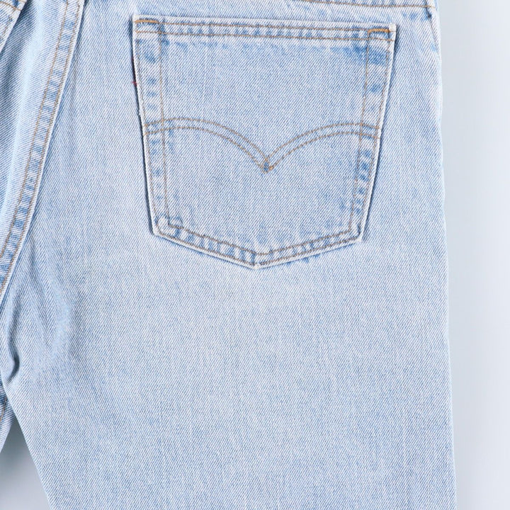 90'S Levi's 505-4834 Tapered Denim Pants, Made in USA, Men's Size 34, Vintage cotton blue type Vintage Second Hand