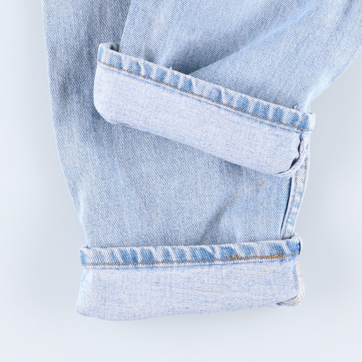 90'S Levi's 505-4834 Tapered Denim Pants, Made in USA, Men's Size 34, Vintage cotton blue type Vintage Second Hand