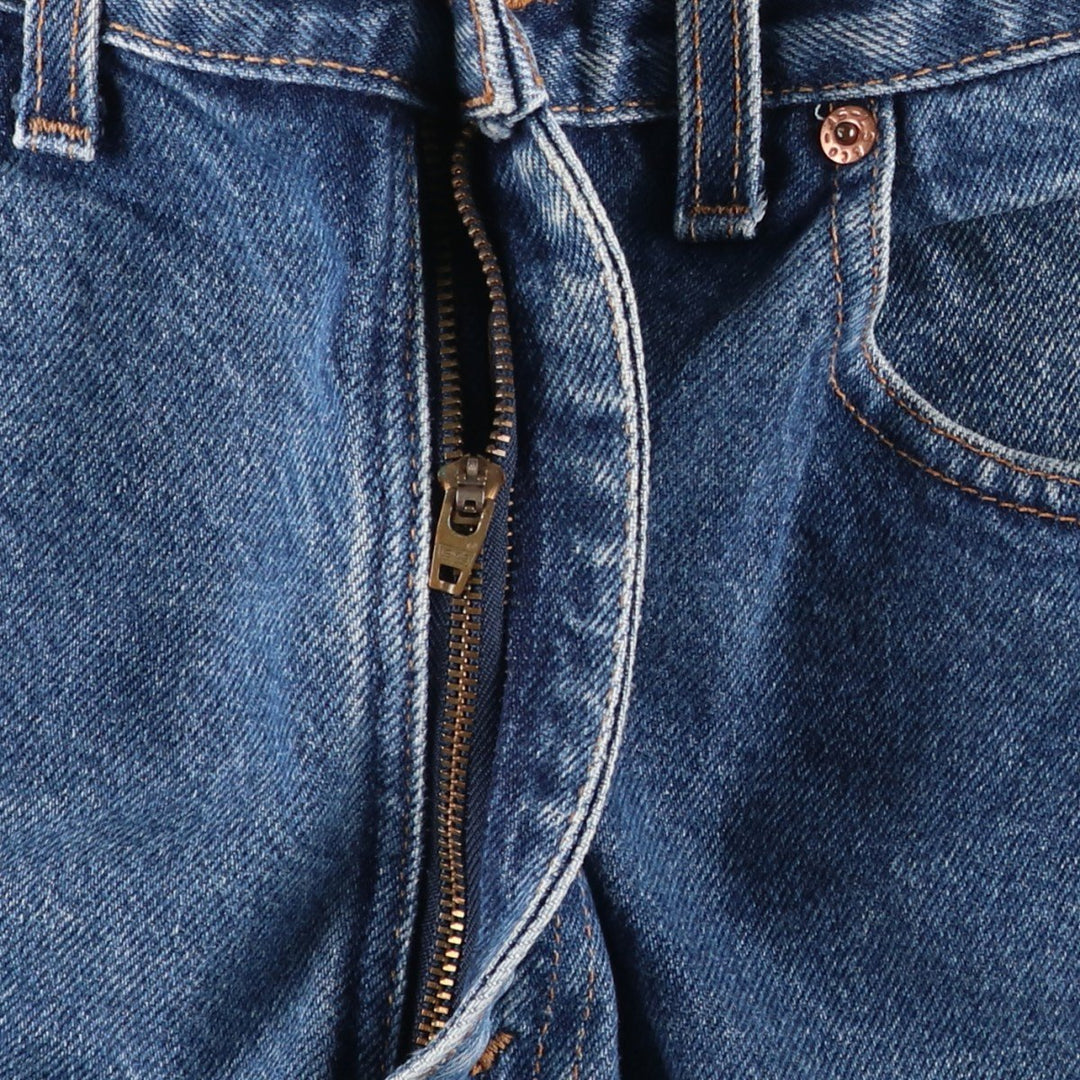 00'S Levi's 505 REGULAR FIT tapered denim pants made in USA, men's size w34 cotton blue type Vintage Second Hand
