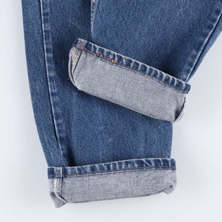 00'S Levi's 505 REGULAR FIT tapered denim pants made in USA, men's size w34 cotton blue type Vintage Second Hand