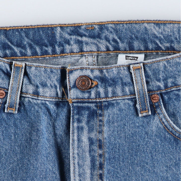 1990'S Levi's 505-4891 Tapered Denim Pants, Made in USA, Men's W35 (approx.), Vintage cotton blue type Vintage Second Hand