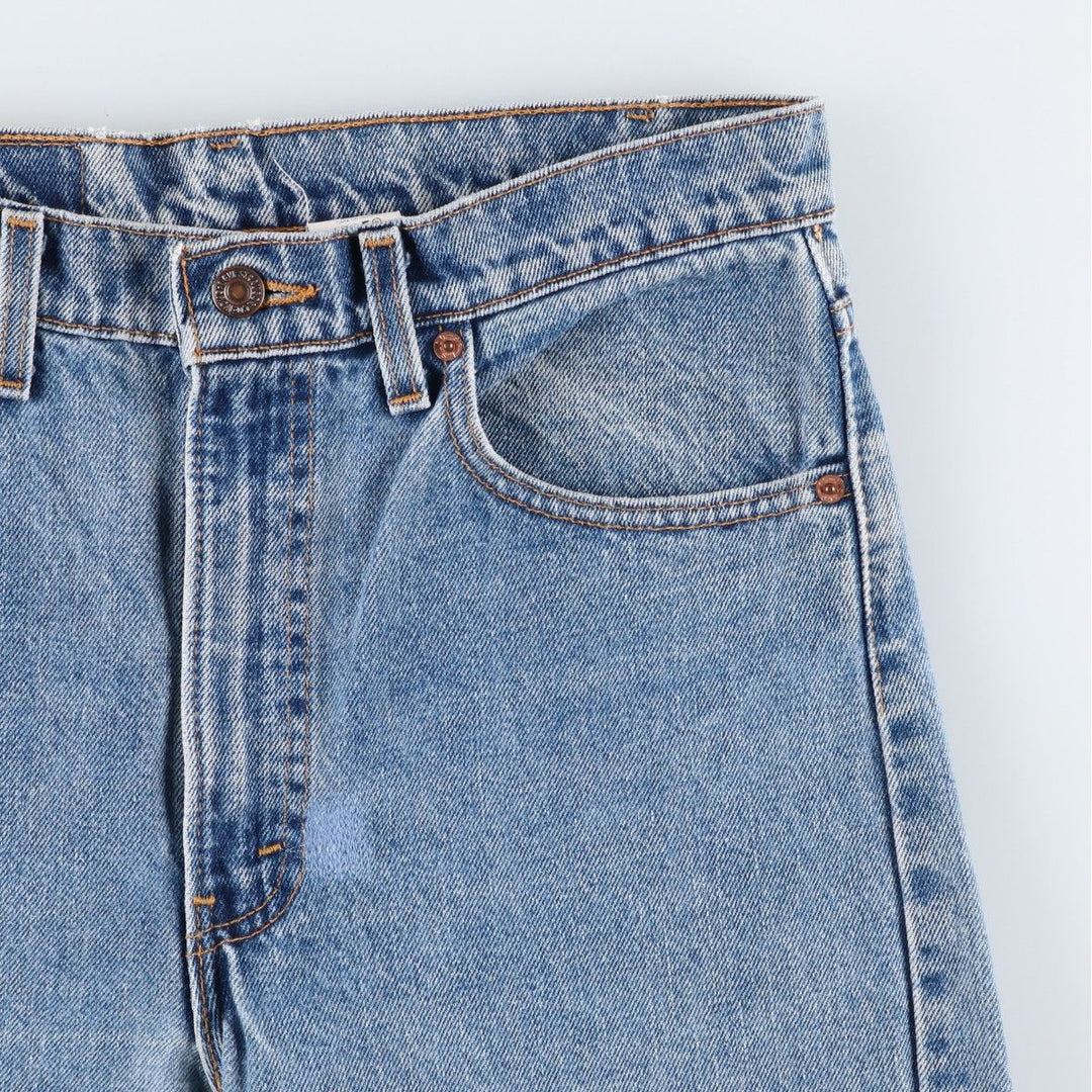 90'S Levi's 505-4891 Tapered Denim Pants, Made in USA, Men's, Size W33, Vintage cotton blue type Vintage Second Hand