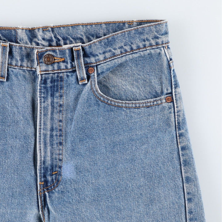 90'S Levi's 505-4891 Tapered Denim Pants, Made in USA, Men's, Size W33, Vintage cotton blue type Vintage Second Hand