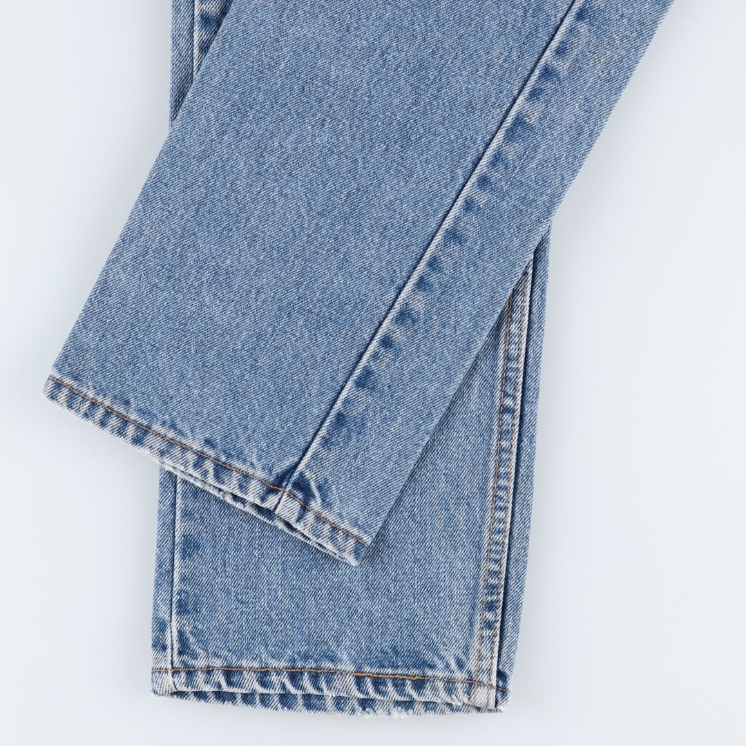 90'S Levi's 505-4891 Tapered Denim Pants, Made in USA, Men's, Size W33, Vintage cotton blue type Vintage Second Hand