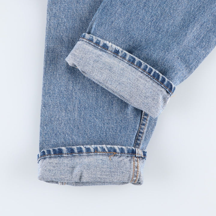 90'S Levi's 505-4891 Tapered Denim Pants, Made in USA, Men's, Size W33, Vintage cotton blue type Vintage Second Hand