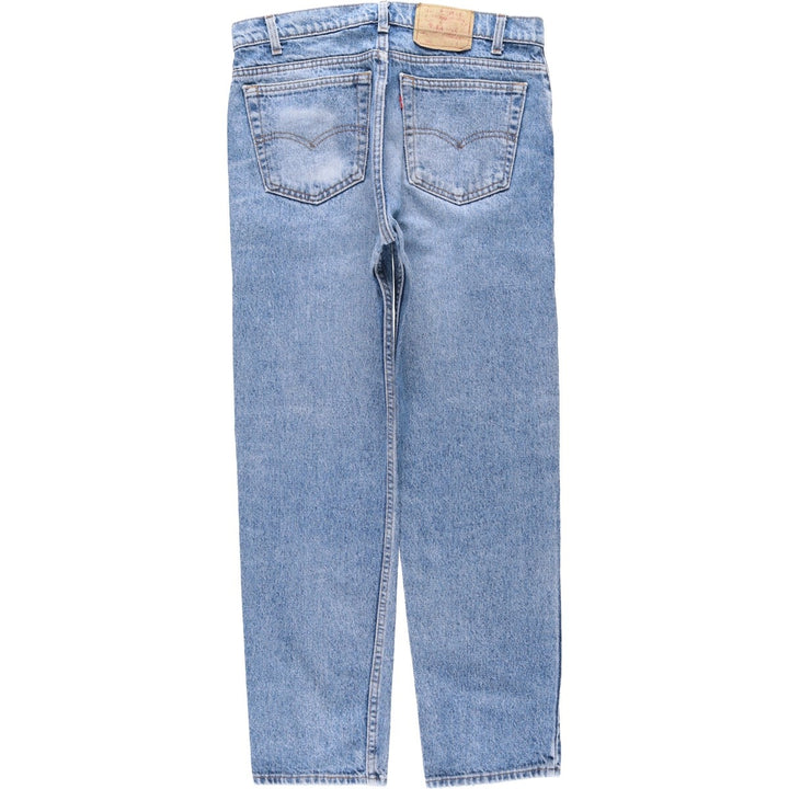 Levi's 505 Tapered Denim Pants, Made in USA, Men's Size W34 (approx.), Vintage cotton blue type Vintage Second Hand