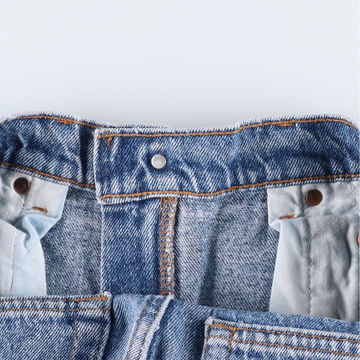 Levi's 505 Tapered Denim Pants, Made in USA, Men's Size W34 (approx.), Vintage cotton blue type Vintage Second Hand