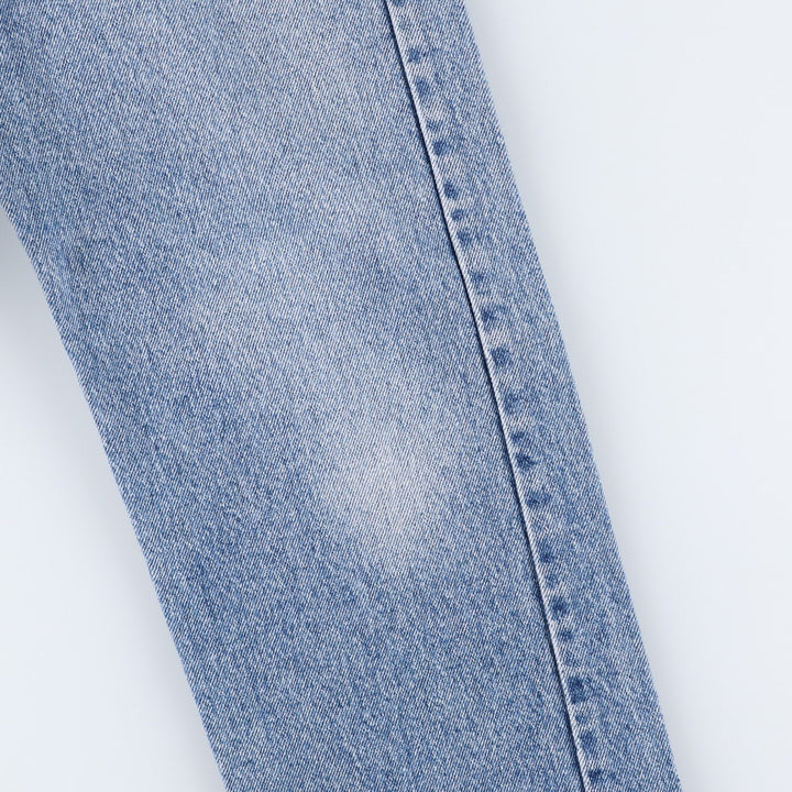 Levi's 505 Tapered Denim Pants, Made in USA, Men's Size W34 (approx.), Vintage cotton blue type Vintage Second Hand