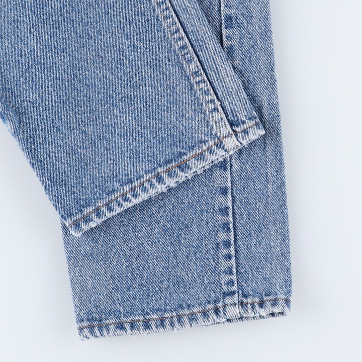 Levi's 505 Tapered Denim Pants, Made in USA, Men's Size W34 (approx.), Vintage cotton blue type Vintage Second Hand