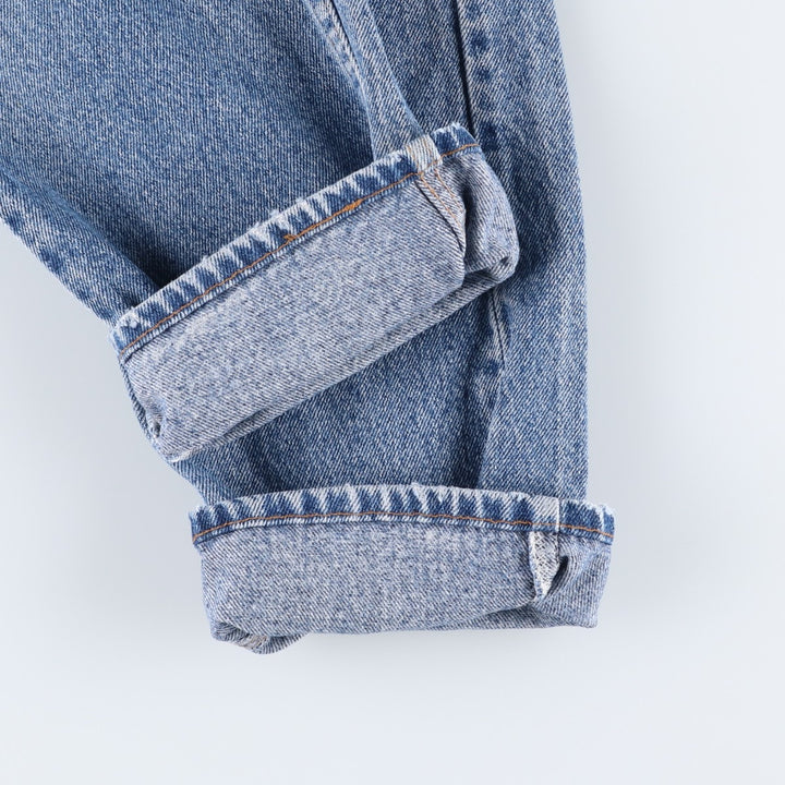 Levi's 505 Tapered Denim Pants, Made in USA, Men's Size W34 (approx.), Vintage cotton blue type Vintage Second Hand