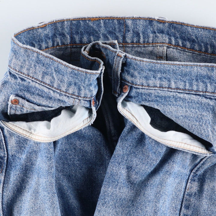 Levi's 505 Tapered Denim Pants, Made in USA, Men's Size W34 (approx.), Vintage cotton blue type Vintage Second Hand