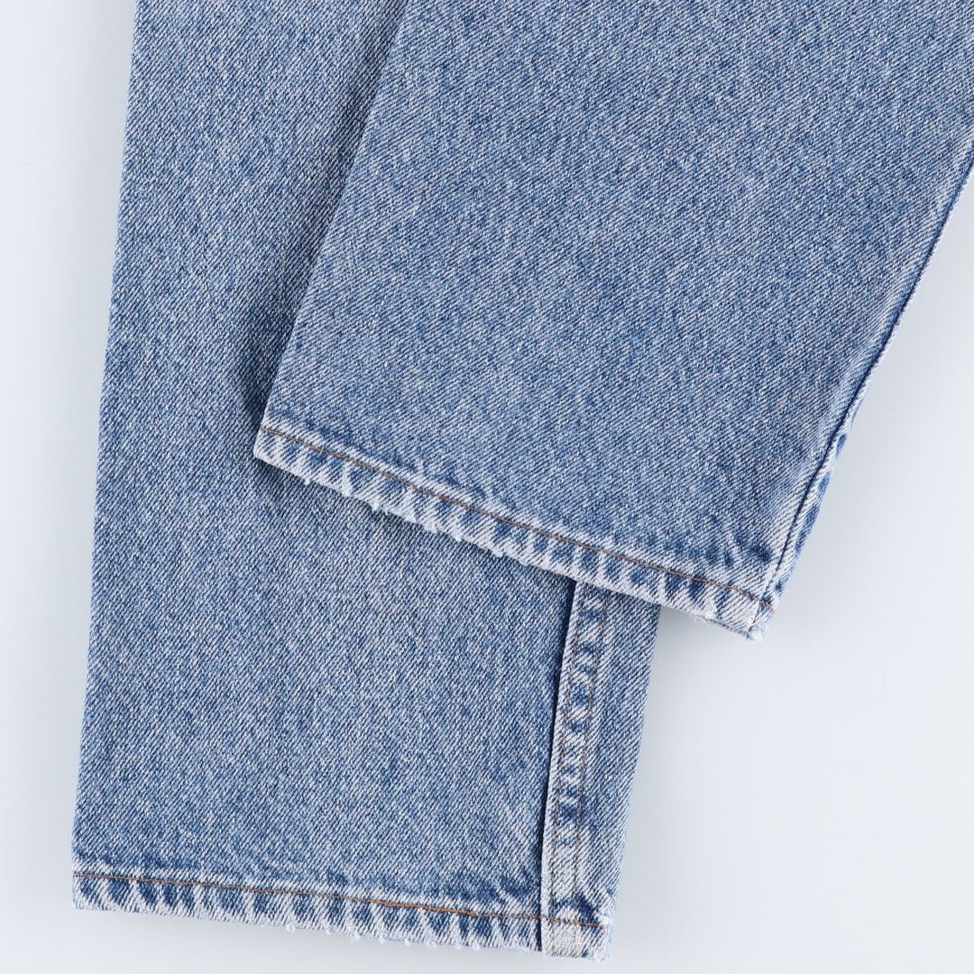 Levi's 505 Tapered Denim Pants, Made in USA, Men's Size W34 (approx.), Vintage cotton blue type Vintage Second Hand
