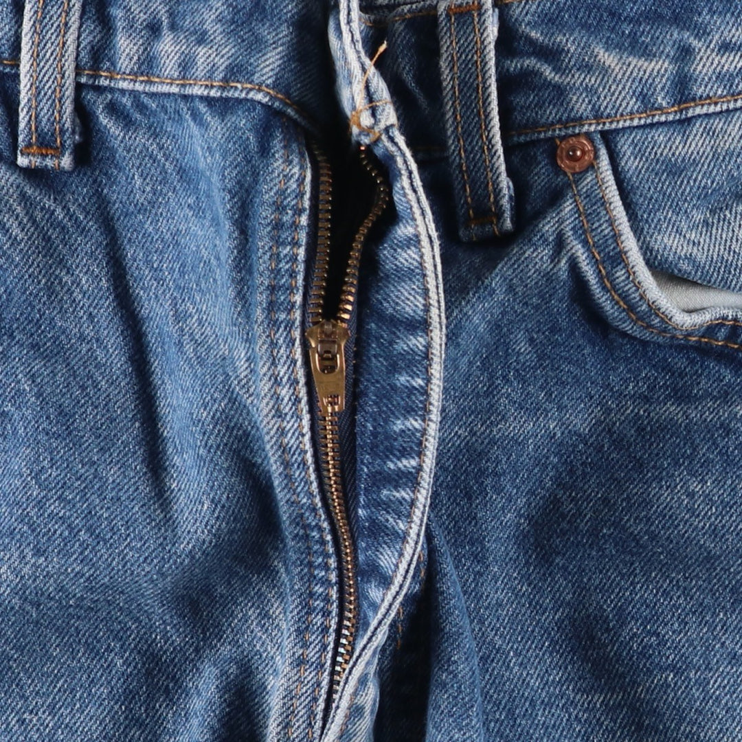 Levi's 505 Regular Fit Straight Leg Orange Tab Tapered Denim Pants, Men's W35 (approx.) unclear blue type Vintage Second Hand