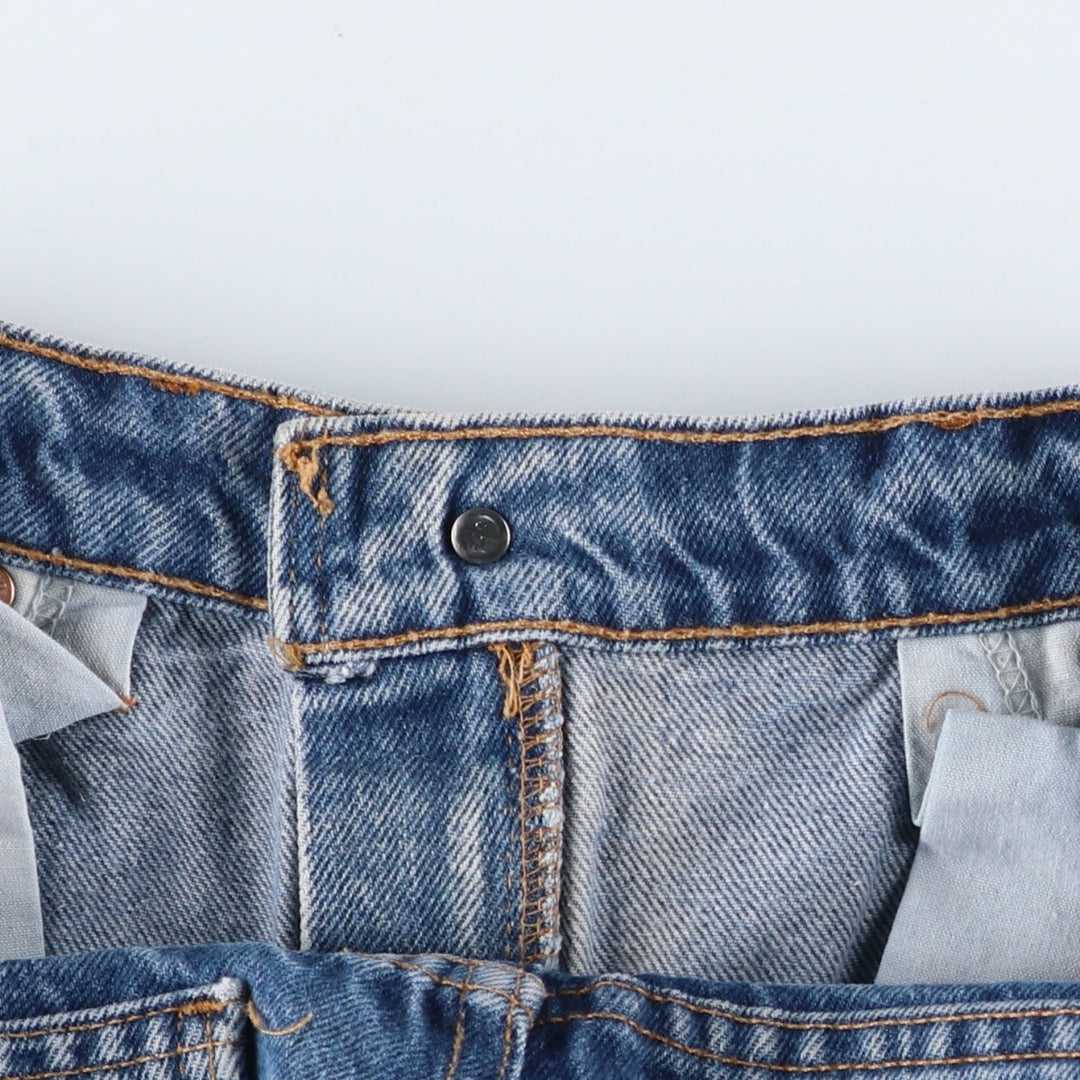 Levi's 505 Regular Fit Straight Leg Orange Tab Tapered Denim Pants, Men's W35 (approx.) unclear blue type Vintage Second Hand