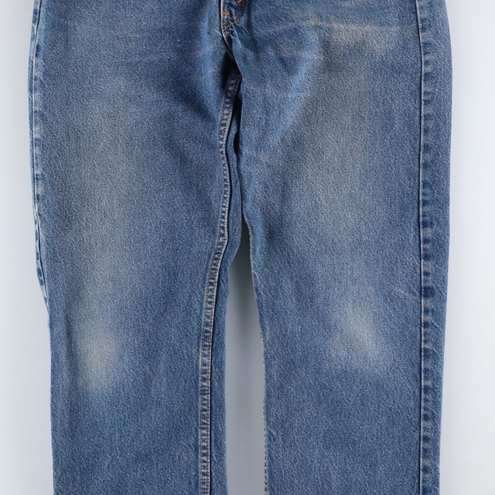 Levi's 505 Regular Fit Straight Leg Orange Tab Tapered Denim Pants, Men's W35 (approx.) unclear blue type Vintage Second Hand