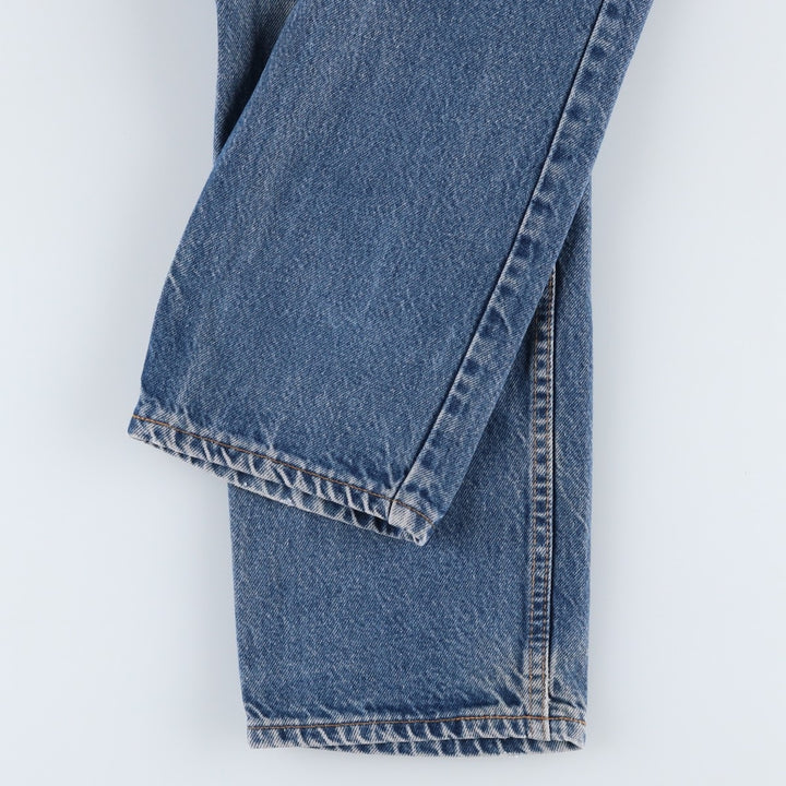 Levi's 505 Regular Fit Straight Leg Orange Tab Tapered Denim Pants, Men's W35 (approx.) unclear blue type Vintage Second Hand