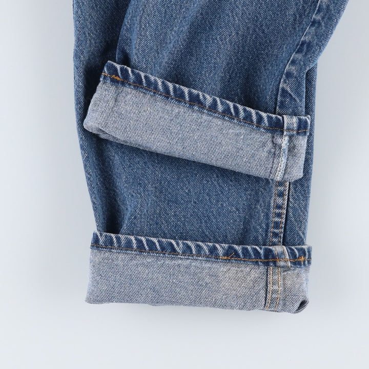 Levi's 505 Regular Fit Straight Leg Orange Tab Tapered Denim Pants, Men's W35 (approx.) unclear blue type Vintage Second Hand