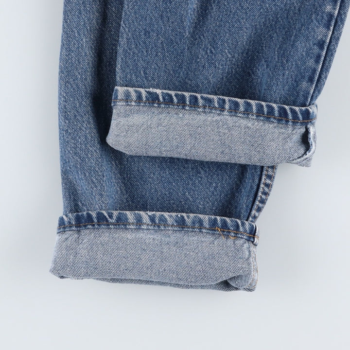 Levi's 505 Regular Fit Straight Leg Orange Tab Tapered Denim Pants, Men's W35 (approx.) unclear blue type Vintage Second Hand