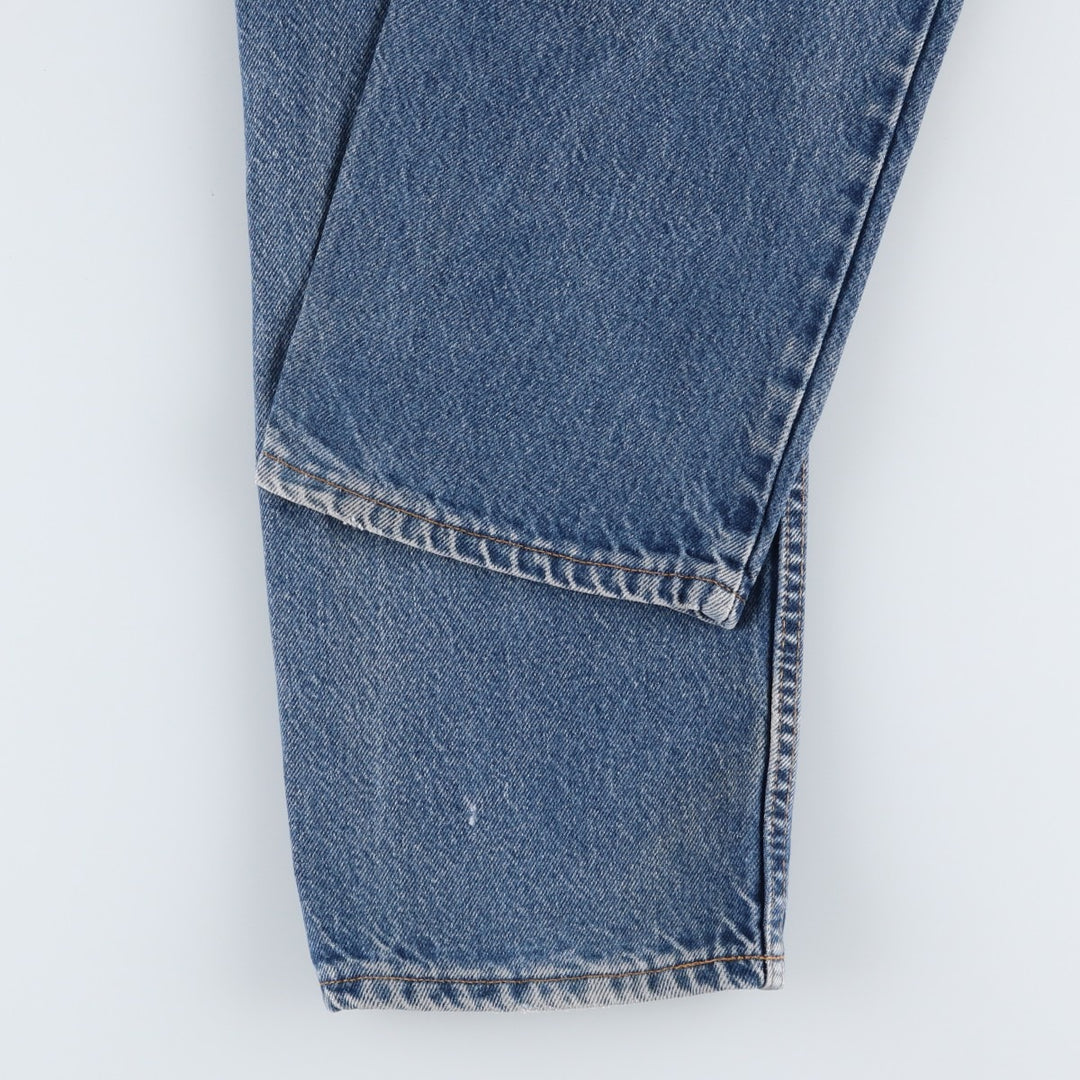 Levi's 505 Regular Fit Straight Leg Orange Tab Tapered Denim Pants, Men's W35 (approx.) unclear blue type Vintage Second Hand
