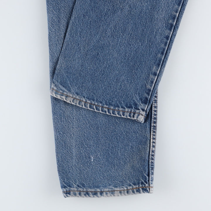 Levi's 505 Regular Fit Straight Leg Orange Tab Tapered Denim Pants, Men's W35 (approx.) unclear blue type Vintage Second Hand