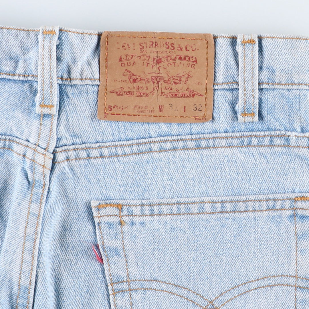1990'S Levi's 505-4834 Tapered Denim Pants, Made in USA, Men's Size W30 (approx.), Vintage cotton blue type Vintage Second Hand