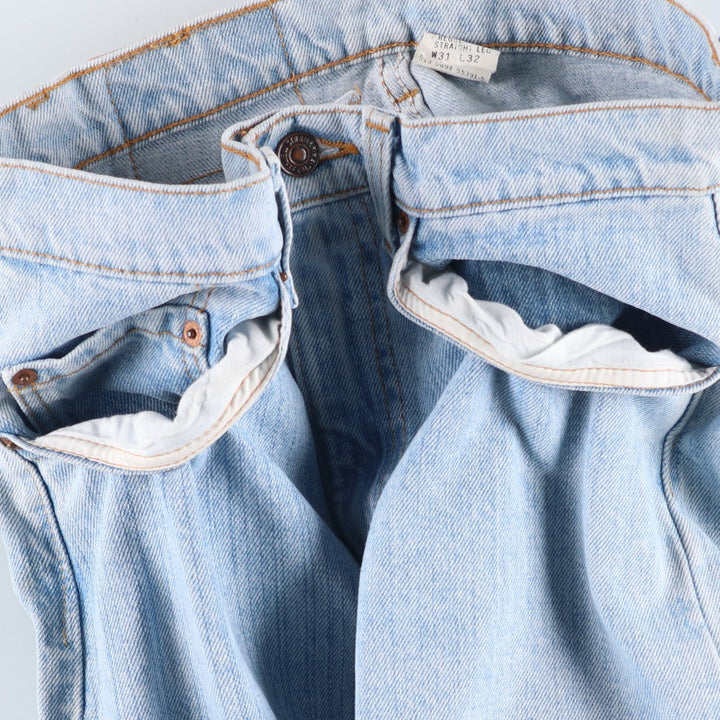 1990'S Levi's 505-4834 Tapered Denim Pants, Made in USA, Men's Size W30 (approx.), Vintage cotton blue type Vintage Second Hand