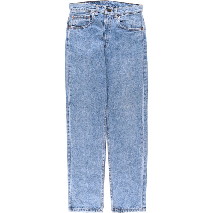 90'S Levi's 505 Tapered Denim Pants, Made in USA, Men's, Size W30, Vintage cotton blue type Vintage Second Hand