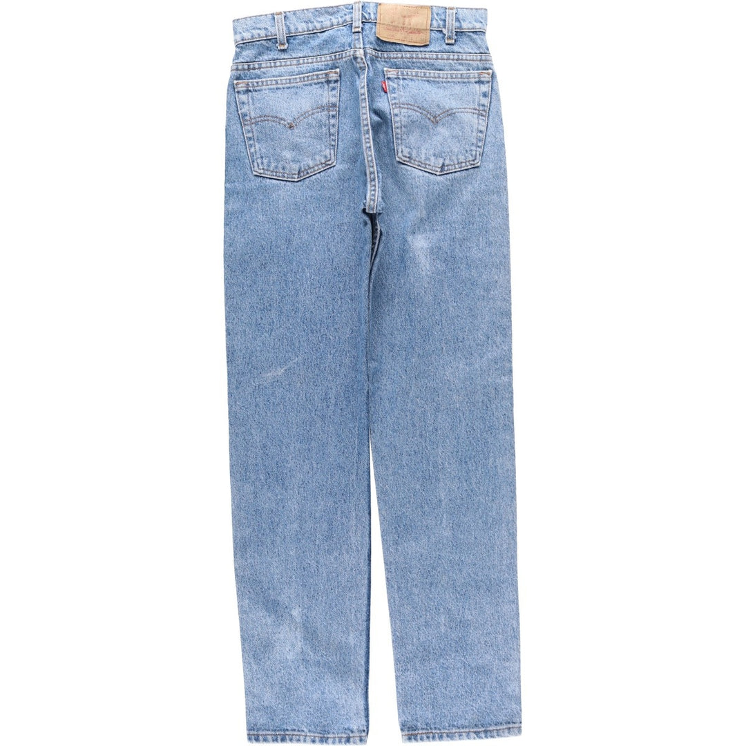 90'S Levi's 505 Tapered Denim Pants, Made in USA, Men's, Size W30, Vintage cotton blue type Vintage Second Hand