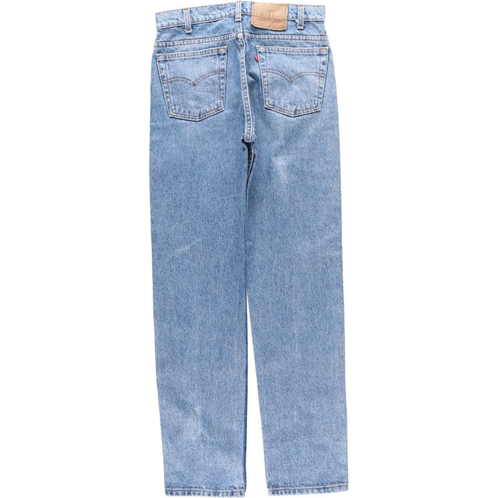 90'S Levi's 505 Tapered Denim Pants, Made in USA, Men's, Size W30, Vintage cotton blue type Vintage Second Hand