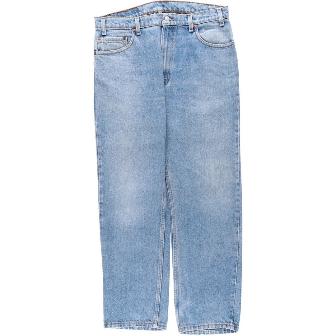 90'S Levi's 505-4891 Tapered Denim Pants, Made in USA, Men's, Size 36, Vintage cotton blue type Vintage Second Hand