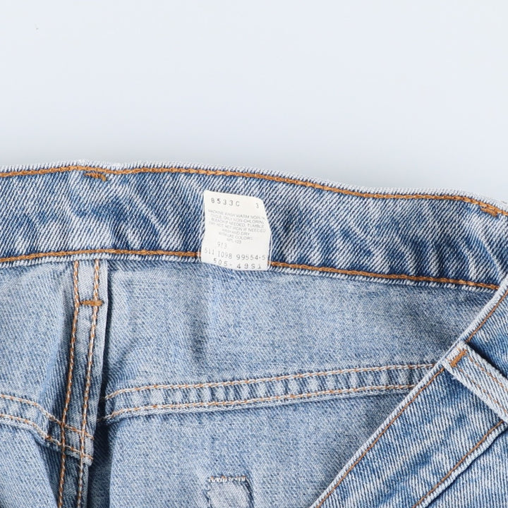 90'S Levi's 505-4891 Tapered Denim Pants, Made in USA, Men's, Size 36, Vintage cotton blue type Vintage Second Hand