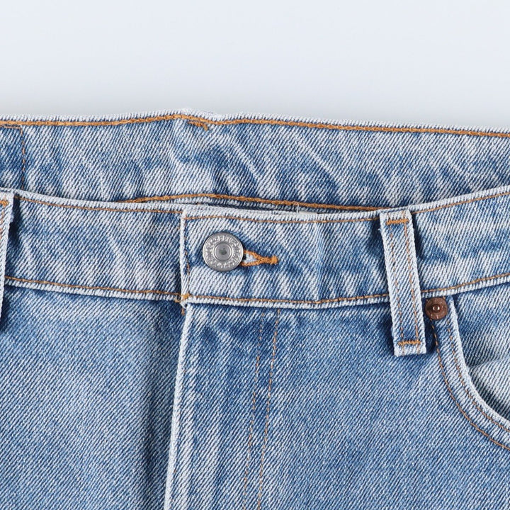 90'S Levi's 505-4891 Tapered Denim Pants, Made in USA, Men's, Size 36, Vintage cotton blue type Vintage Second Hand