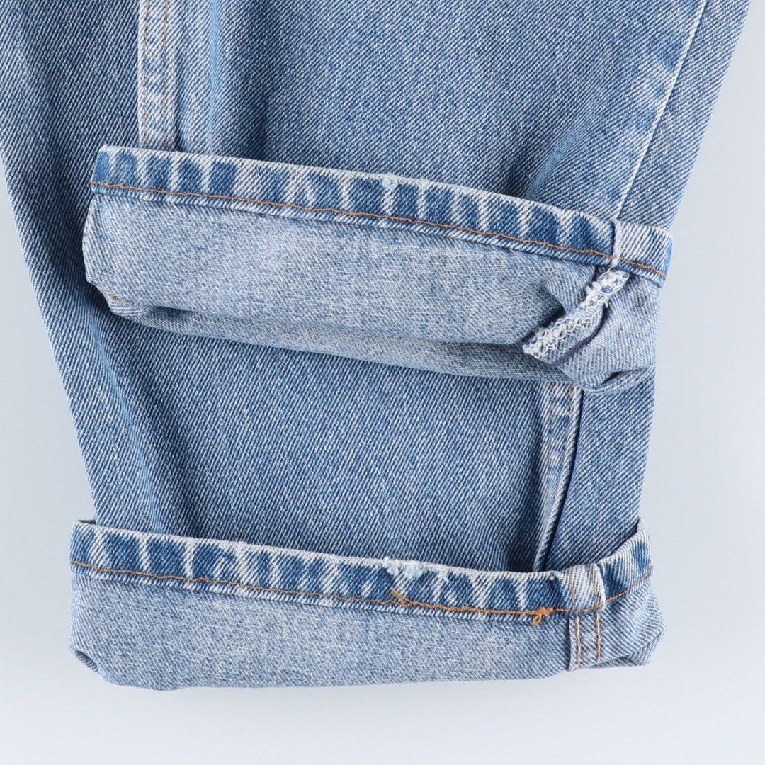 90'S Levi's 505-4891 Tapered Denim Pants, Made in USA, Men's, Size 36, Vintage cotton blue type Vintage Second Hand