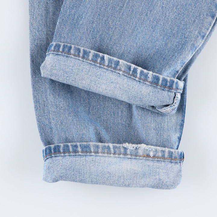 90'S Levi's 505-4891 Tapered Denim Pants, Made in USA, Men's, Size 36, Vintage cotton blue type Vintage Second Hand