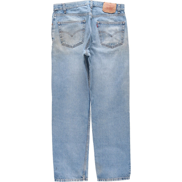 Levi's 505 Regular Fit Straight Leg Tapered Denim Pants, Men's Size W36 (approx.) cotton blue type Vintage Second Hand
