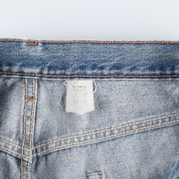 Levi's 505 Regular Fit Straight Leg Tapered Denim Pants, Men's Size W36 (approx.) cotton blue type Vintage Second Hand