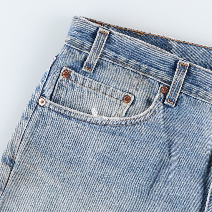 Levi's 505 Regular Fit Straight Leg Tapered Denim Pants, Men's Size W36 (approx.) cotton blue type Vintage Second Hand