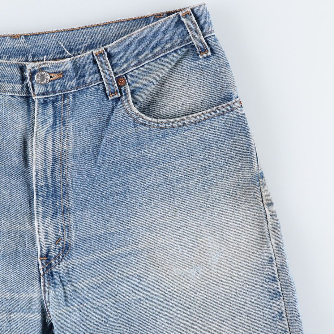 Levi's 505 Regular Fit Straight Leg Tapered Denim Pants, Men's Size W36 (approx.) cotton blue type Vintage Second Hand