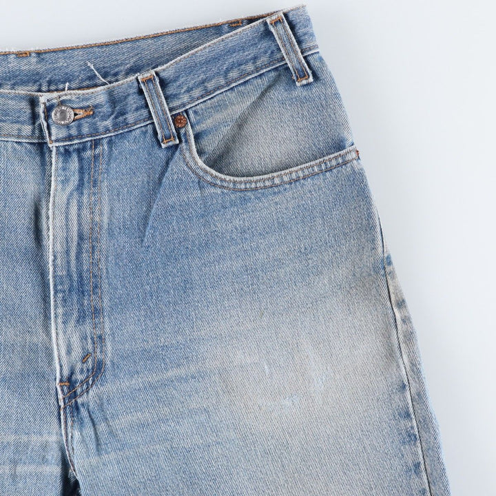 Levi's 505 Regular Fit Straight Leg Tapered Denim Pants, Men's Size W36 (approx.) cotton blue type Vintage Second Hand