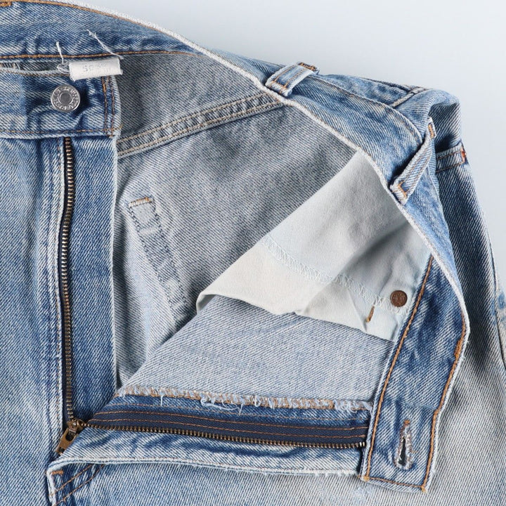 Levi's 505 Regular Fit Straight Leg Tapered Denim Pants, Men's Size W36 (approx.) cotton blue type Vintage Second Hand