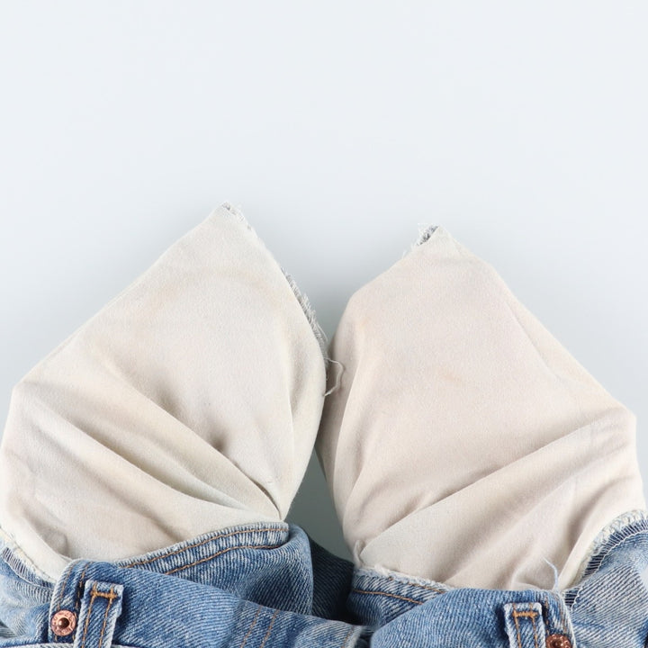 Levi's 505 Regular Fit Straight Leg Tapered Denim Pants, Men's Size W36 (approx.) cotton blue type Vintage Second Hand