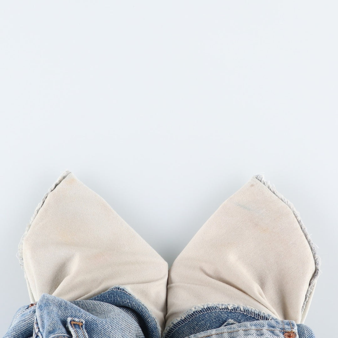Levi's 505 Regular Fit Straight Leg Tapered Denim Pants, Men's Size W36 (approx.) cotton blue type Vintage Second Hand