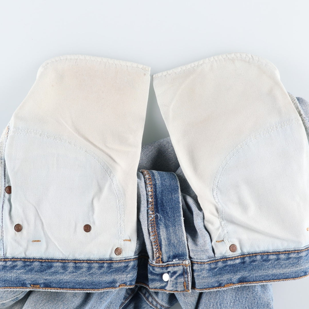 Levi's 505 Regular Fit Straight Leg Tapered Denim Pants, Men's Size W36 (approx.) cotton blue type Vintage Second Hand