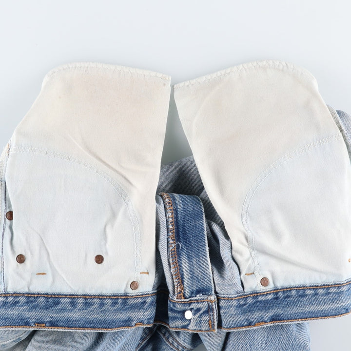 Levi's 505 Regular Fit Straight Leg Tapered Denim Pants, Men's Size W36 (approx.) cotton blue type Vintage Second Hand