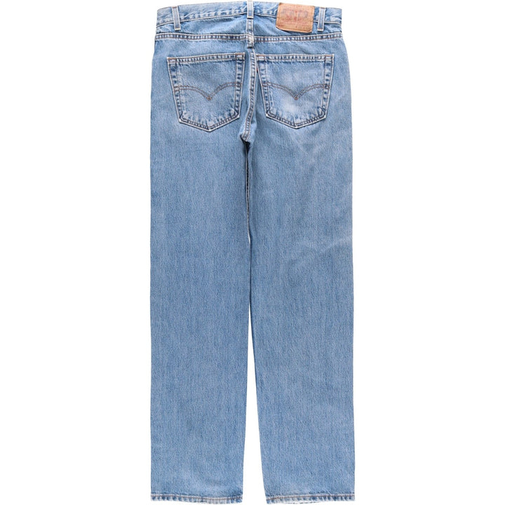 2000'S Levi's 00505-4891 Regular Fit Tapered Denim Pants, Made in USA, Men's Size W33 (approx.) cotton blue type Vintage Second Hand