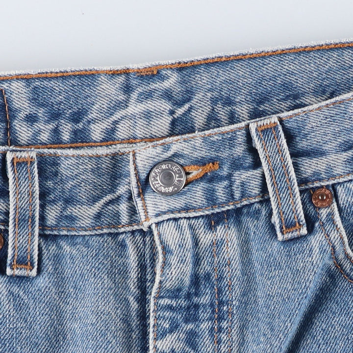 2000'S Levi's 00505-4891 Regular Fit Tapered Denim Pants, Made in USA, Men's Size W33 (approx.) cotton blue type Vintage Second Hand