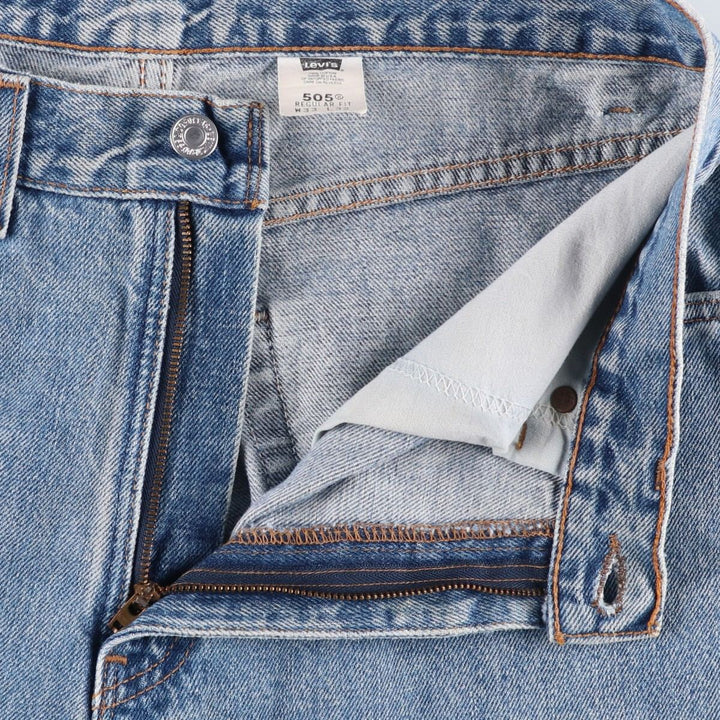 2000'S Levi's 00505-4891 Regular Fit Tapered Denim Pants, Made in USA, Men's Size W33 (approx.) cotton blue type Vintage Second Hand