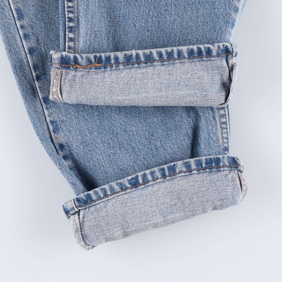 2000'S Levi's 00505-4891 Regular Fit Tapered Denim Pants, Made in USA, Men's Size W33 (approx.) cotton blue type Vintage Second Hand