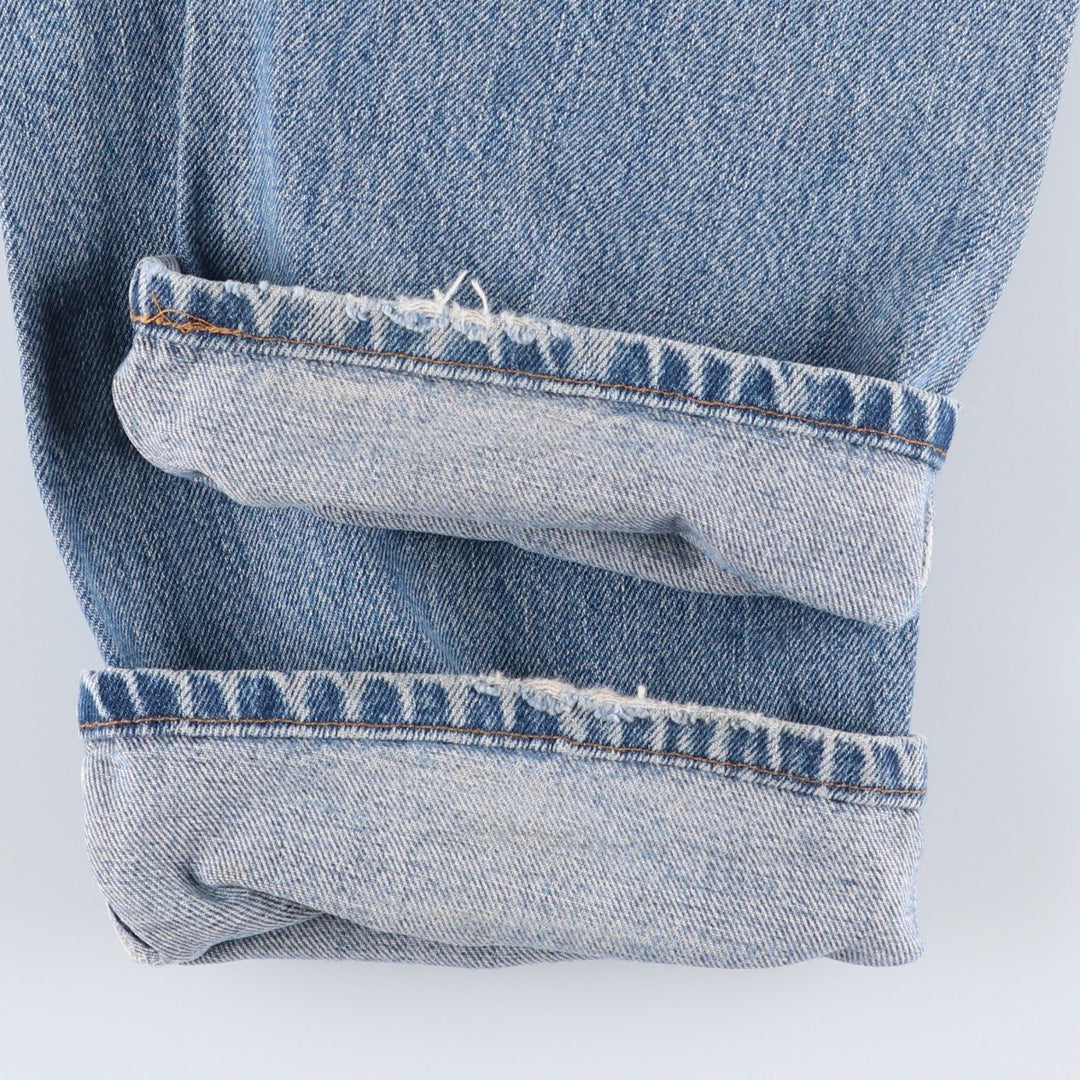 2000'S Levi's 00505-4891 Regular Fit Tapered Denim Pants, Made in USA, Men's Size W33 (approx.) cotton blue type Vintage Second Hand